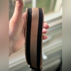 NWT MZ Wallace copper/black lurex crossbody strap.